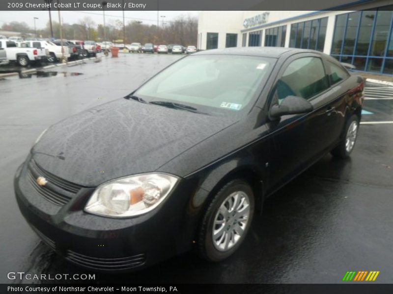 Black / Ebony 2009 Chevrolet Cobalt LT Coupe