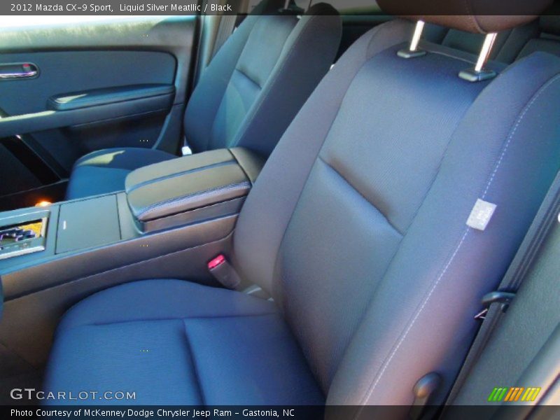 Liquid Silver Meatllic / Black 2012 Mazda CX-9 Sport