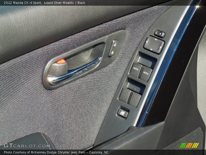 Liquid Silver Meatllic / Black 2012 Mazda CX-9 Sport
