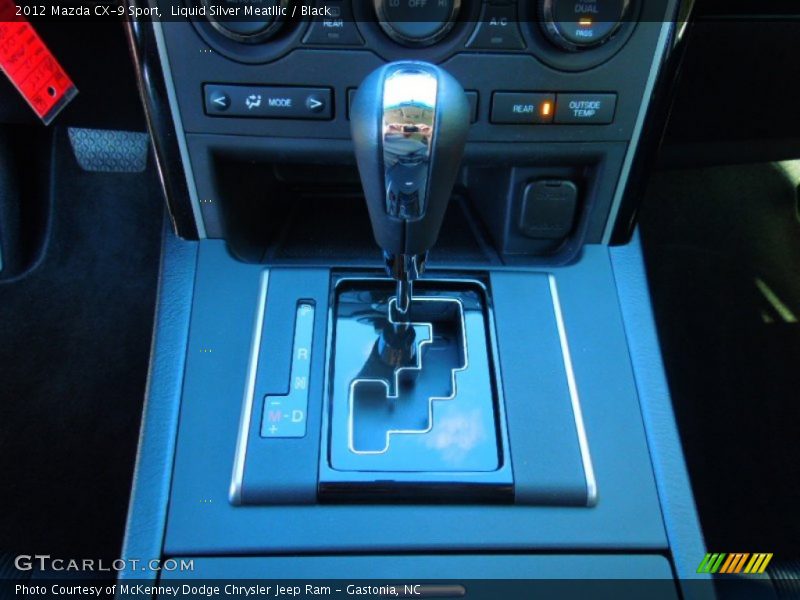 Liquid Silver Meatllic / Black 2012 Mazda CX-9 Sport