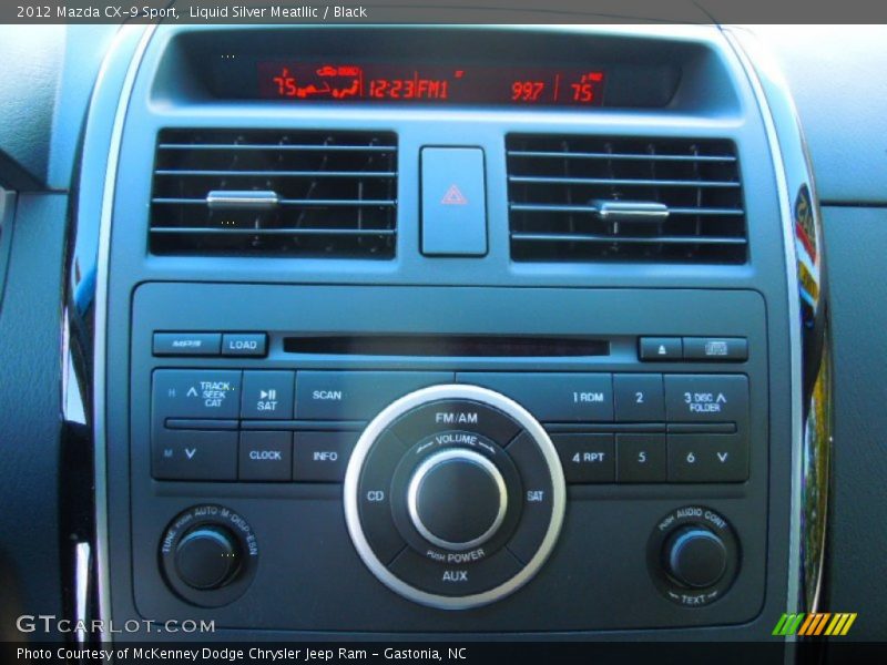 Liquid Silver Meatllic / Black 2012 Mazda CX-9 Sport
