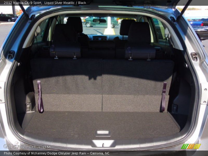 Liquid Silver Meatllic / Black 2012 Mazda CX-9 Sport