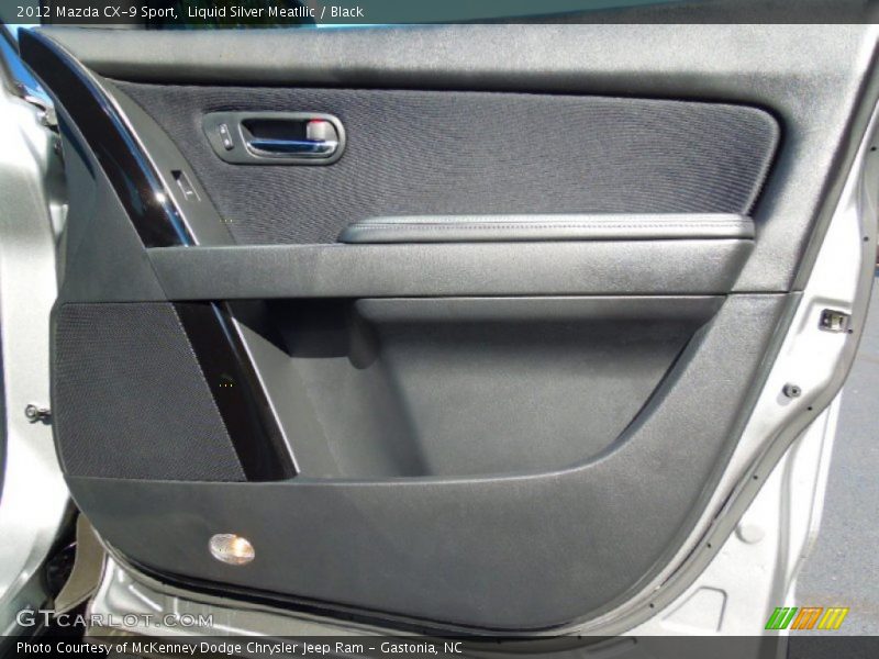 Liquid Silver Meatllic / Black 2012 Mazda CX-9 Sport