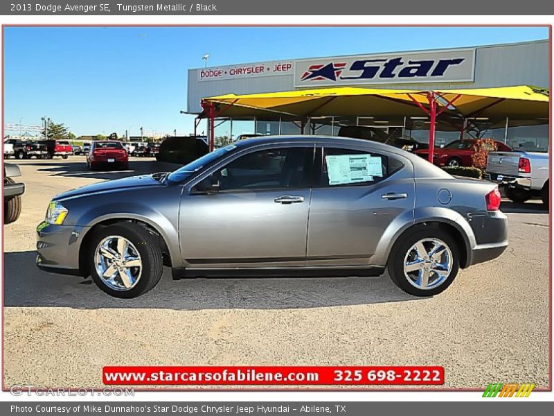 Tungsten Metallic / Black 2013 Dodge Avenger SE