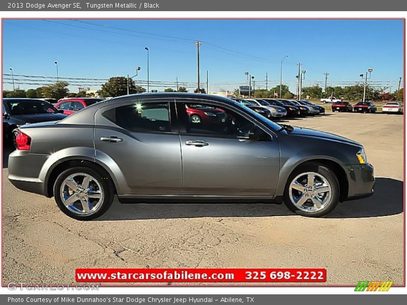 Tungsten Metallic / Black 2013 Dodge Avenger SE