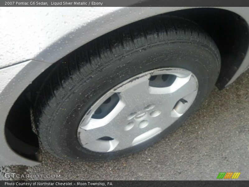 Liquid Silver Metallic / Ebony 2007 Pontiac G6 Sedan