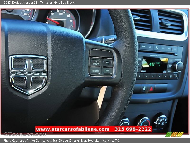 Tungsten Metallic / Black 2013 Dodge Avenger SE