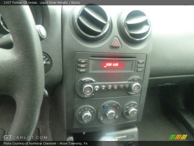 Liquid Silver Metallic / Ebony 2007 Pontiac G6 Sedan