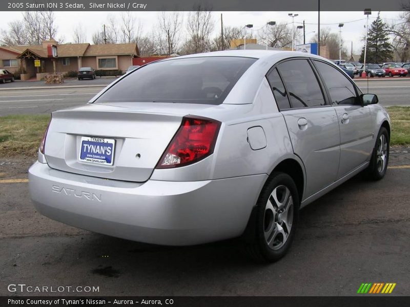 Silver Nickel / Gray 2005 Saturn ION 3 Sedan