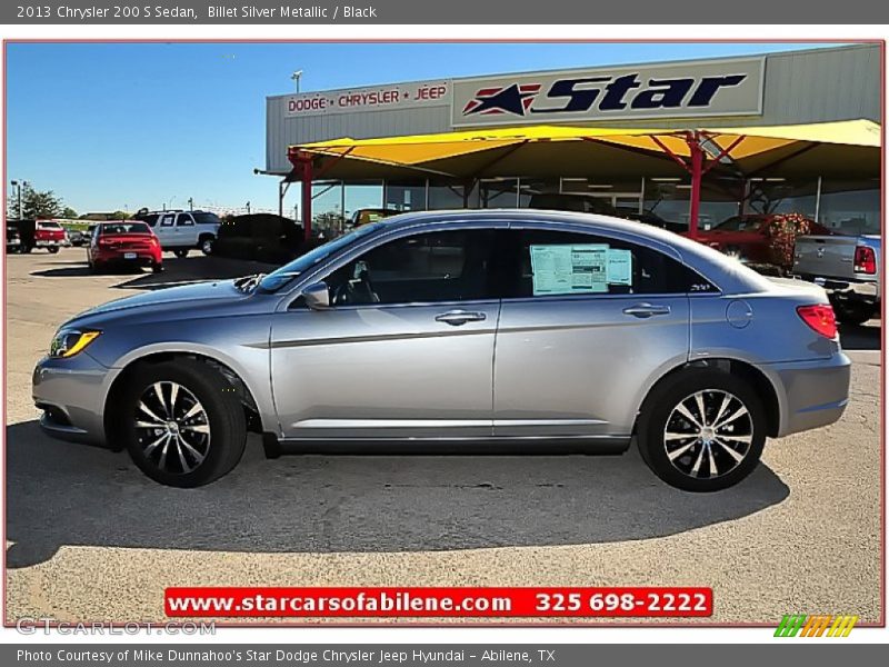 Billet Silver Metallic / Black 2013 Chrysler 200 S Sedan