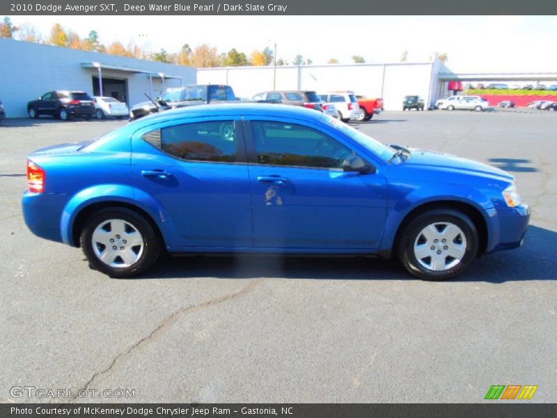 Deep Water Blue Pearl / Dark Slate Gray 2010 Dodge Avenger SXT