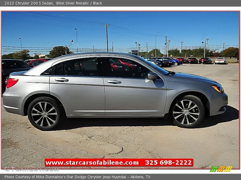Billet Silver Metallic / Black 2013 Chrysler 200 S Sedan