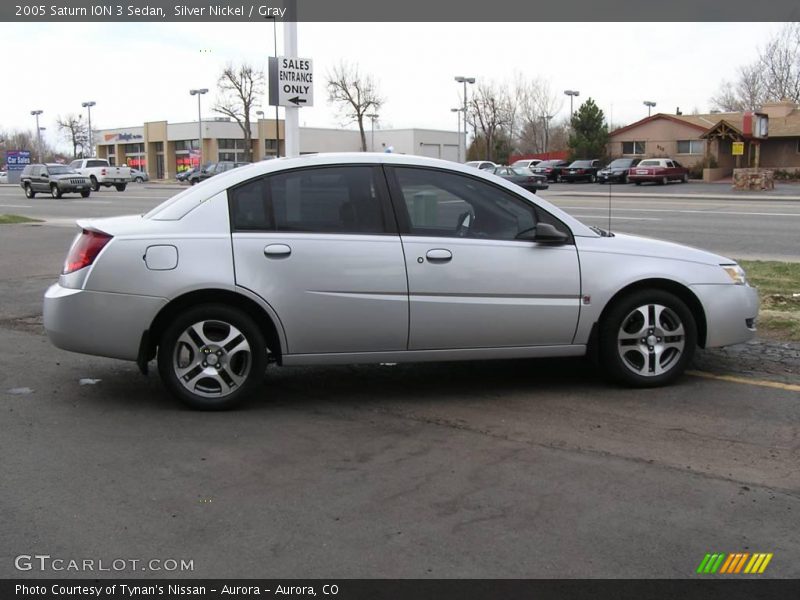 Silver Nickel / Gray 2005 Saturn ION 3 Sedan