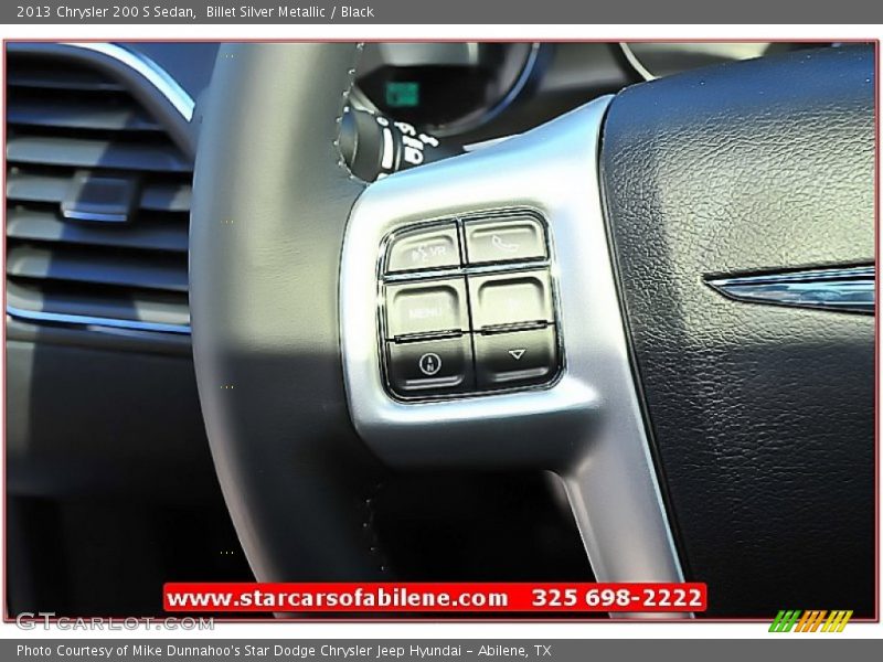 Billet Silver Metallic / Black 2013 Chrysler 200 S Sedan