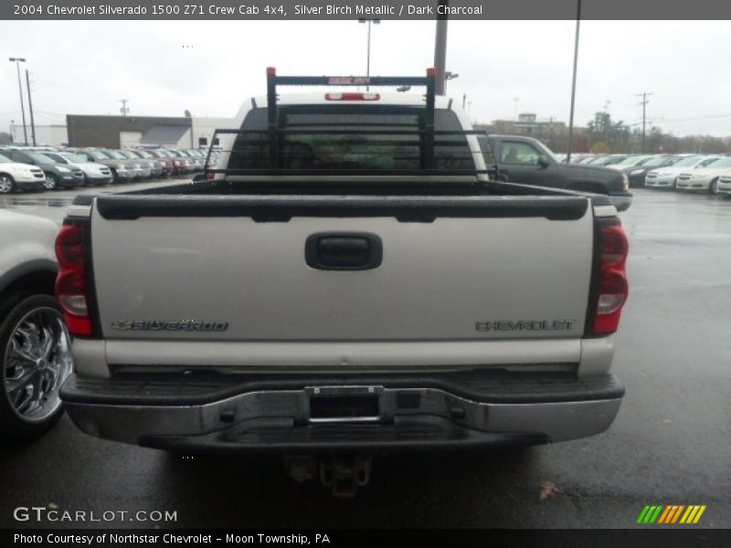 Silver Birch Metallic / Dark Charcoal 2004 Chevrolet Silverado 1500 Z71 Crew Cab 4x4