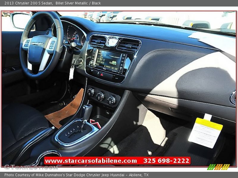 Billet Silver Metallic / Black 2013 Chrysler 200 S Sedan