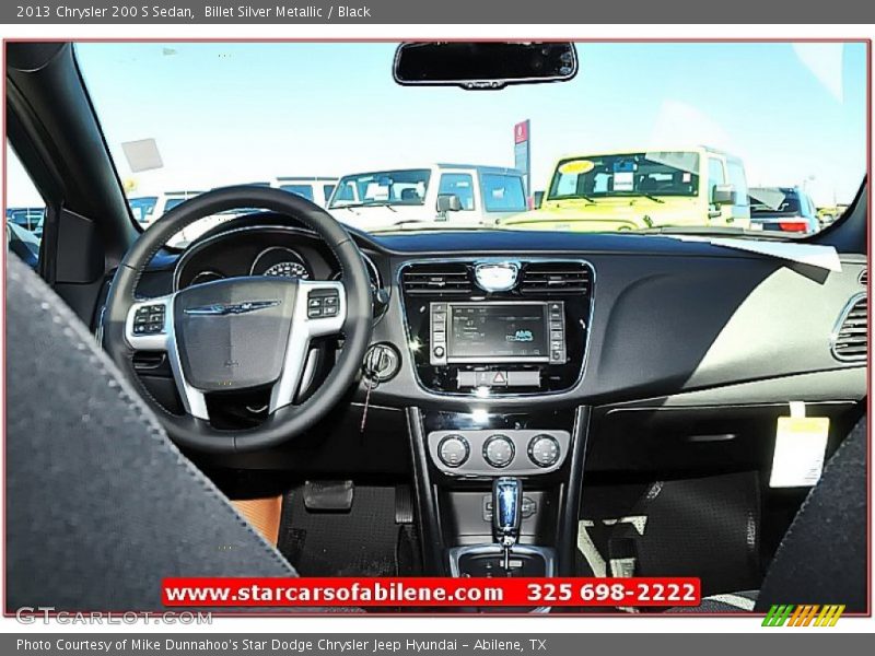Billet Silver Metallic / Black 2013 Chrysler 200 S Sedan