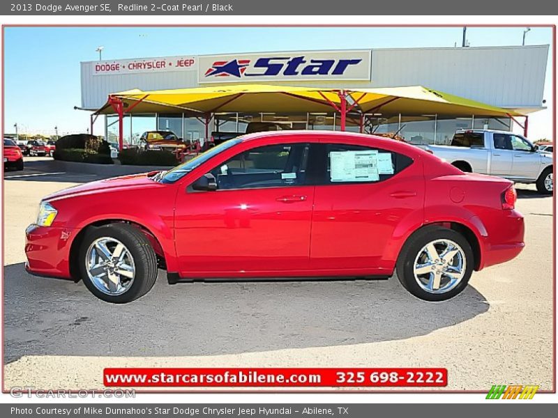 Redline 2-Coat Pearl / Black 2013 Dodge Avenger SE