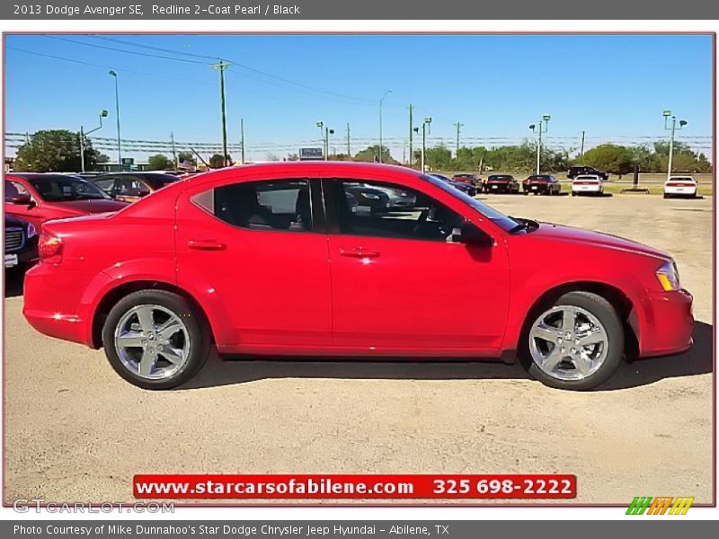 Redline 2-Coat Pearl / Black 2013 Dodge Avenger SE