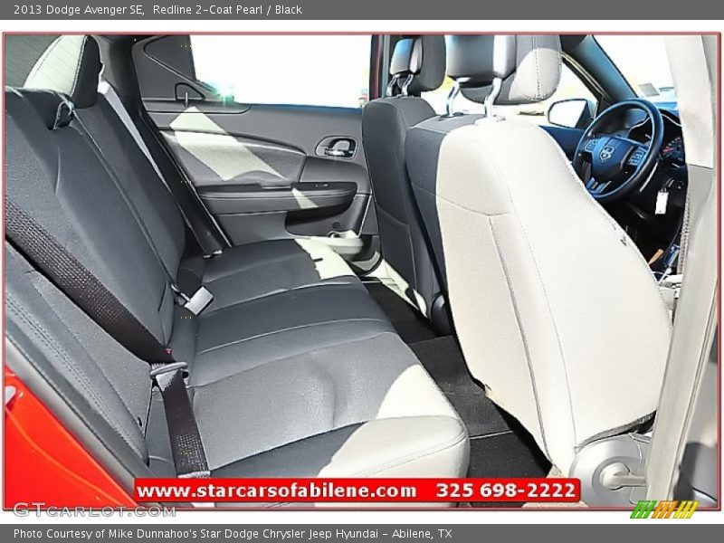 Redline 2-Coat Pearl / Black 2013 Dodge Avenger SE