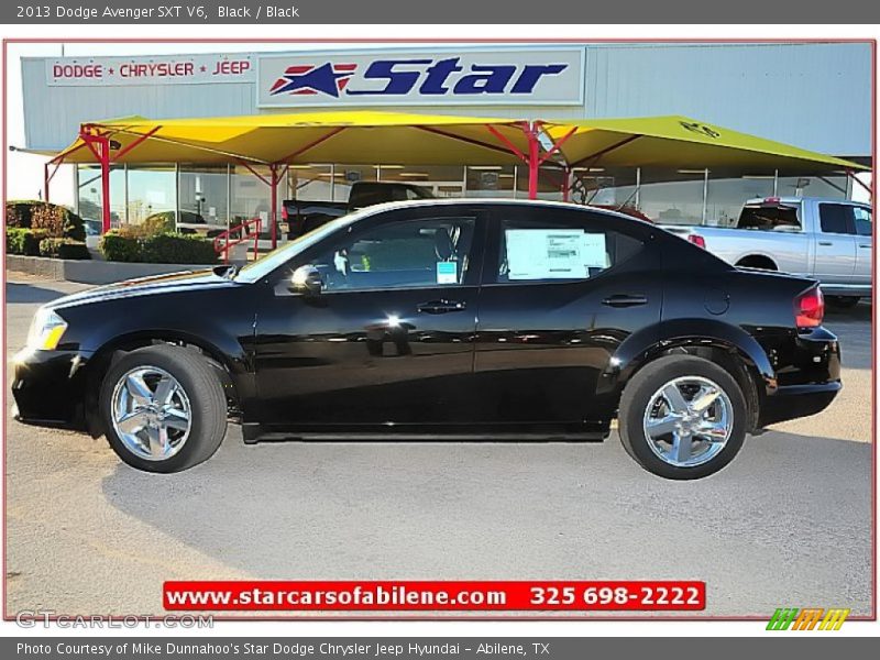 Black / Black 2013 Dodge Avenger SXT V6