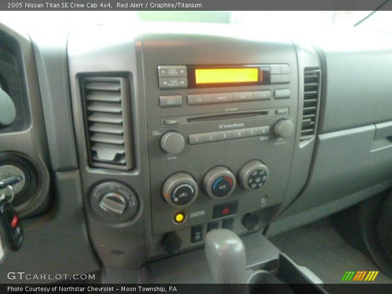 Red Alert / Graphite/Titanium 2005 Nissan Titan SE Crew Cab 4x4
