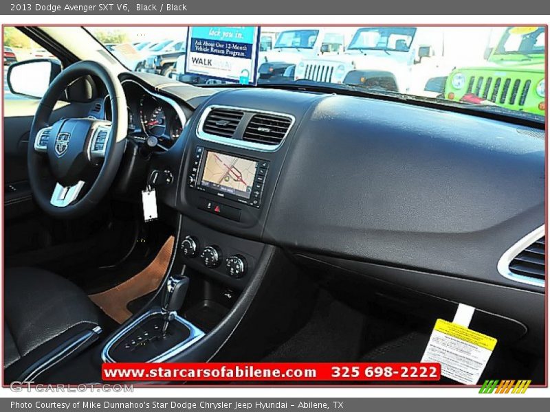 Black / Black 2013 Dodge Avenger SXT V6