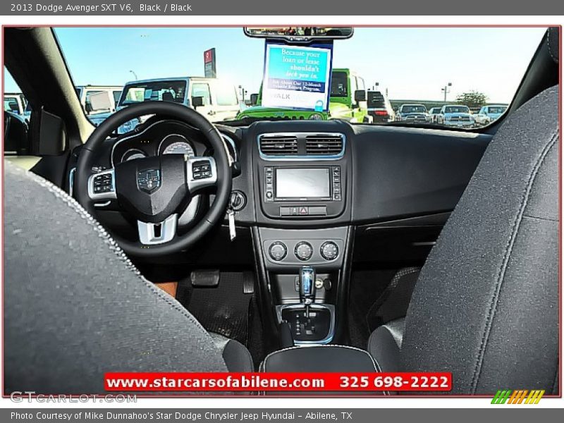Black / Black 2013 Dodge Avenger SXT V6