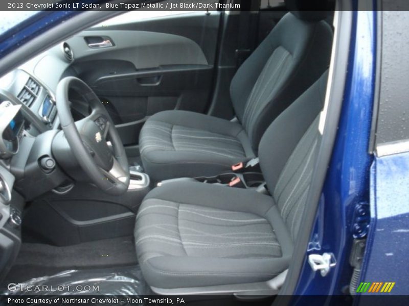 Blue Topaz Metallic / Jet Black/Dark Titanium 2013 Chevrolet Sonic LT Sedan