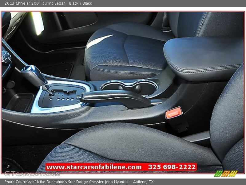 Black / Black 2013 Chrysler 200 Touring Sedan