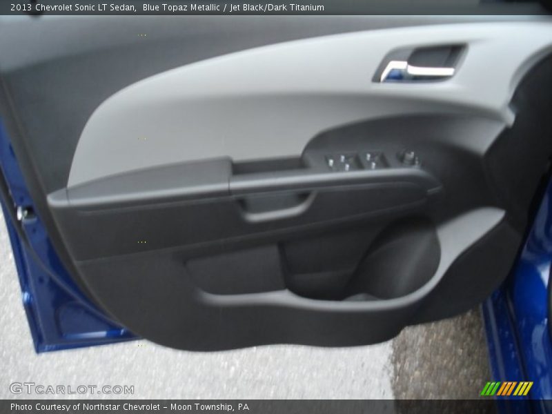 Blue Topaz Metallic / Jet Black/Dark Titanium 2013 Chevrolet Sonic LT Sedan