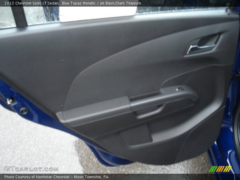 Blue Topaz Metallic / Jet Black/Dark Titanium 2013 Chevrolet Sonic LT Sedan