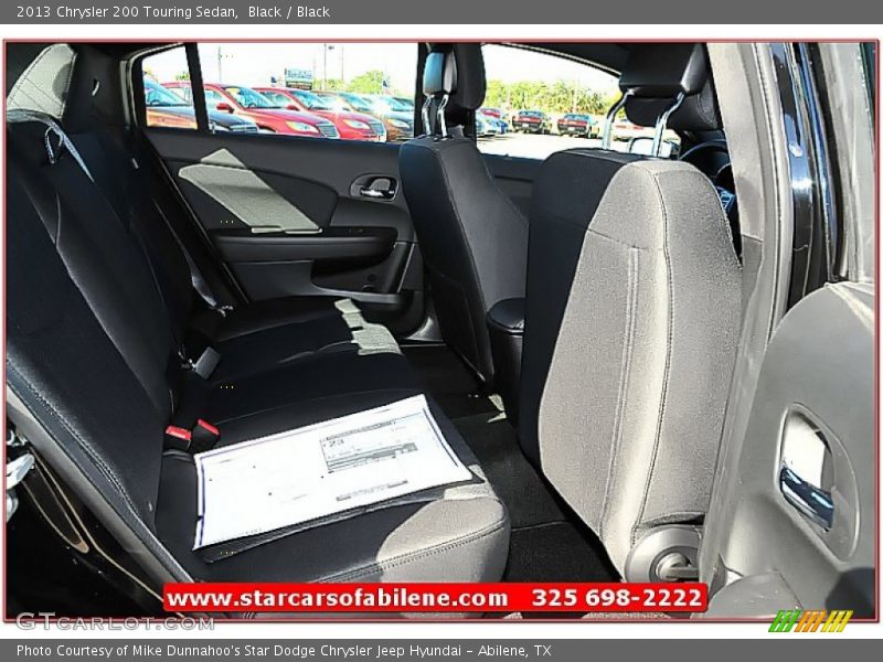 Black / Black 2013 Chrysler 200 Touring Sedan