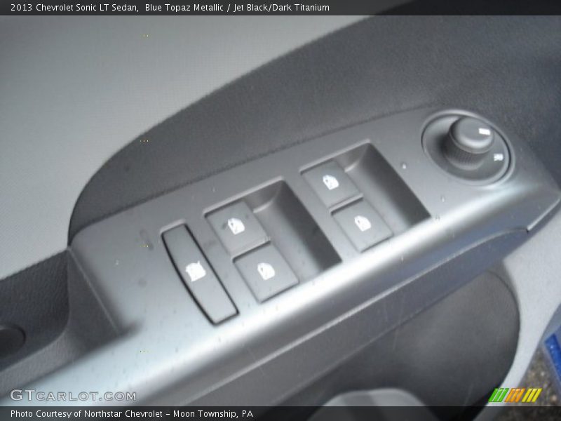 Blue Topaz Metallic / Jet Black/Dark Titanium 2013 Chevrolet Sonic LT Sedan