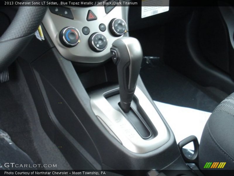 Blue Topaz Metallic / Jet Black/Dark Titanium 2013 Chevrolet Sonic LT Sedan