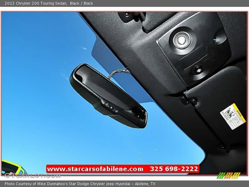Black / Black 2013 Chrysler 200 Touring Sedan