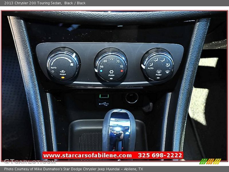 Black / Black 2013 Chrysler 200 Touring Sedan