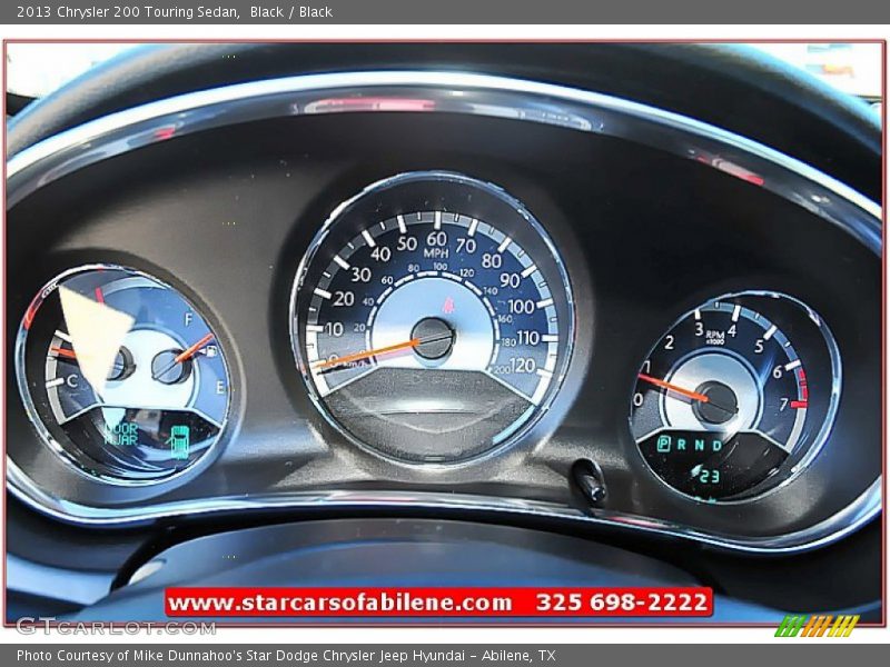 Black / Black 2013 Chrysler 200 Touring Sedan