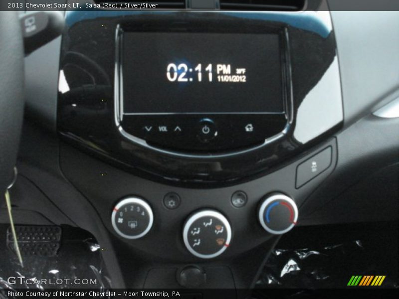 Salsa (Red) / Silver/Silver 2013 Chevrolet Spark LT