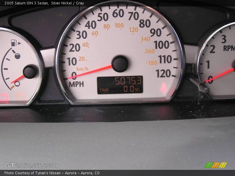Silver Nickel / Gray 2005 Saturn ION 3 Sedan