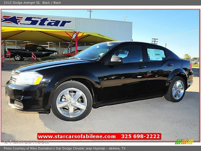 Black / Black 2013 Dodge Avenger SE