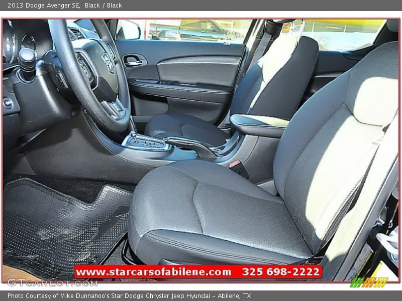 Black / Black 2013 Dodge Avenger SE