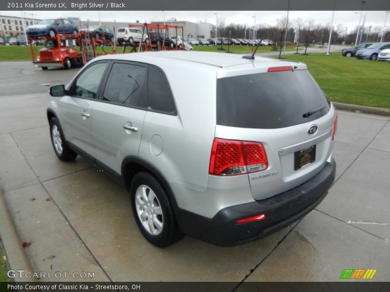 Bright Silver / Black 2011 Kia Sorento LX
