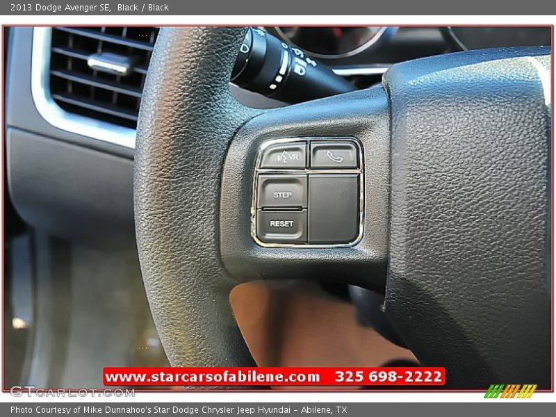 Black / Black 2013 Dodge Avenger SE