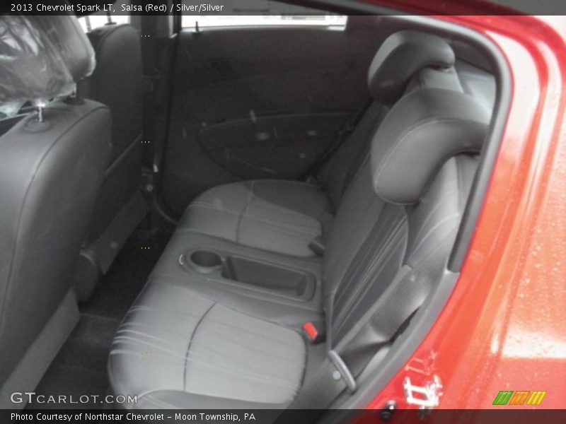 Salsa (Red) / Silver/Silver 2013 Chevrolet Spark LT