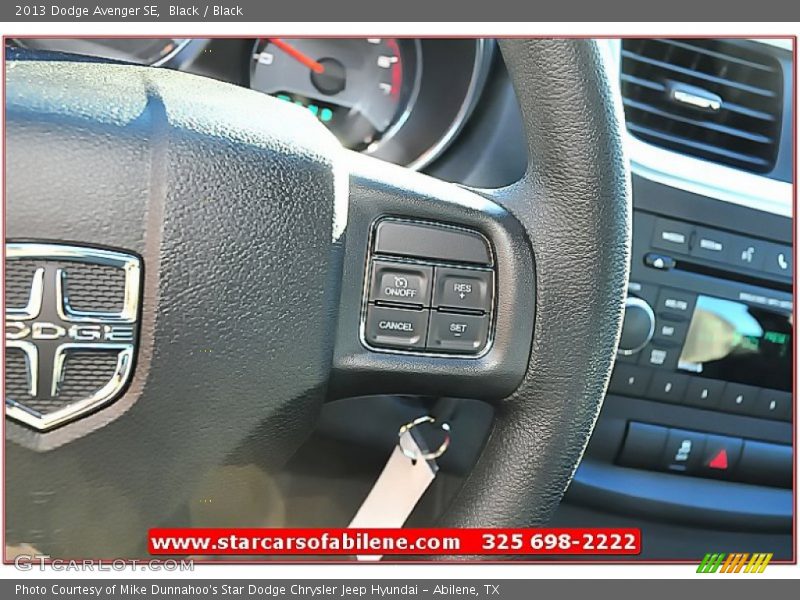 Black / Black 2013 Dodge Avenger SE