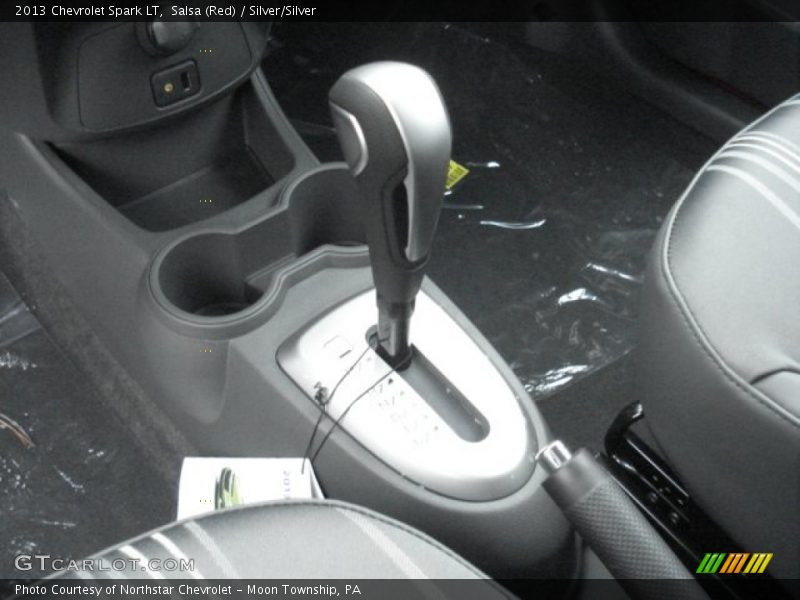 Salsa (Red) / Silver/Silver 2013 Chevrolet Spark LT