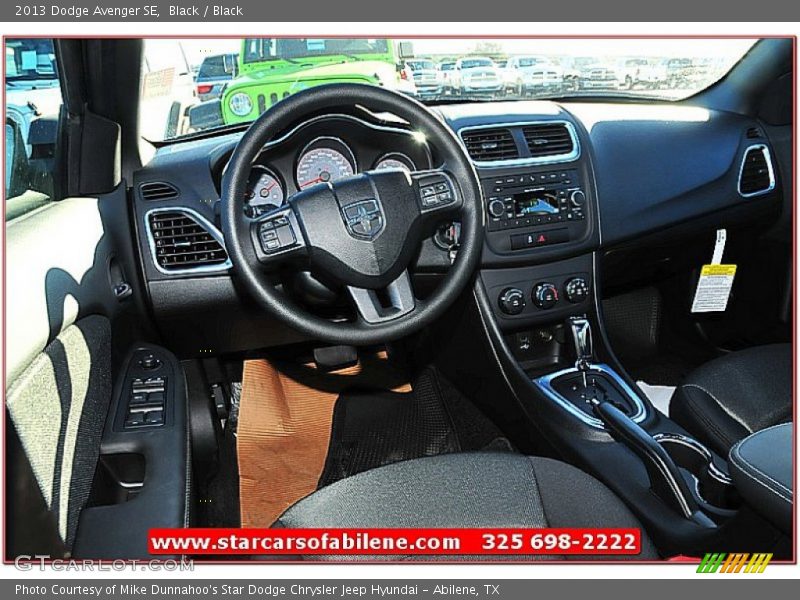 Black / Black 2013 Dodge Avenger SE