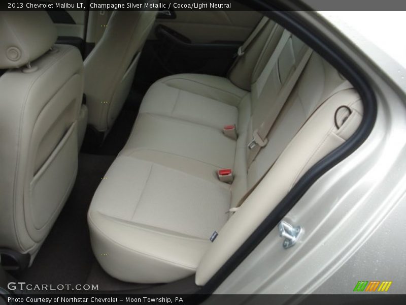 Champagne Silver Metallic / Cocoa/Light Neutral 2013 Chevrolet Malibu LT