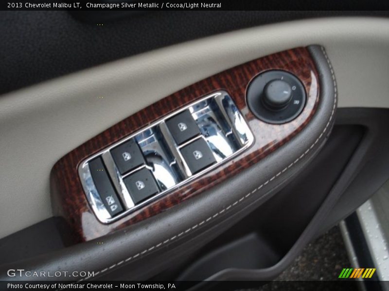 Champagne Silver Metallic / Cocoa/Light Neutral 2013 Chevrolet Malibu LT